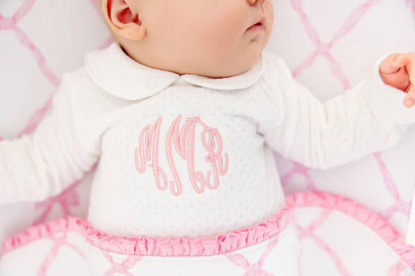 Hart's Hold Me Set (Pima Jacquard) - Worth Avenue White