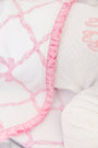 Baby Buggy Blanket - Belle Meade Bow with Pier Party Pink