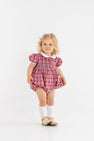 Dollie Mae Bubble - Woodspoint Plaid with Worth Avenue White