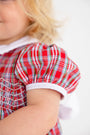 Dollie Mae Bubble - Woodspoint Plaid with Worth Avenue White