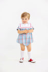 Towne's Top Sail Bubble - Kensington Court Plaid with Worth Avenue White