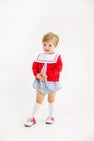 Cambridge Cardigan (Unisex) - Richmond Red
