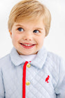 Jude Jacket - Beale Street Blue with Richmond Red Stripe