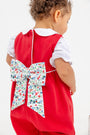 Maude's Peter Pan Collar Shirt & Onesie (Short Sleeve Pima) - Worth Avenue White