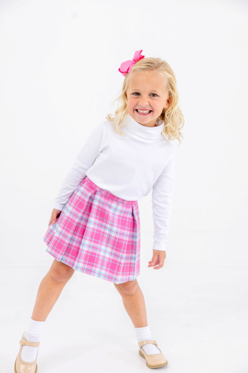 Parson Pleated Skirt - Brenton Point Plaid