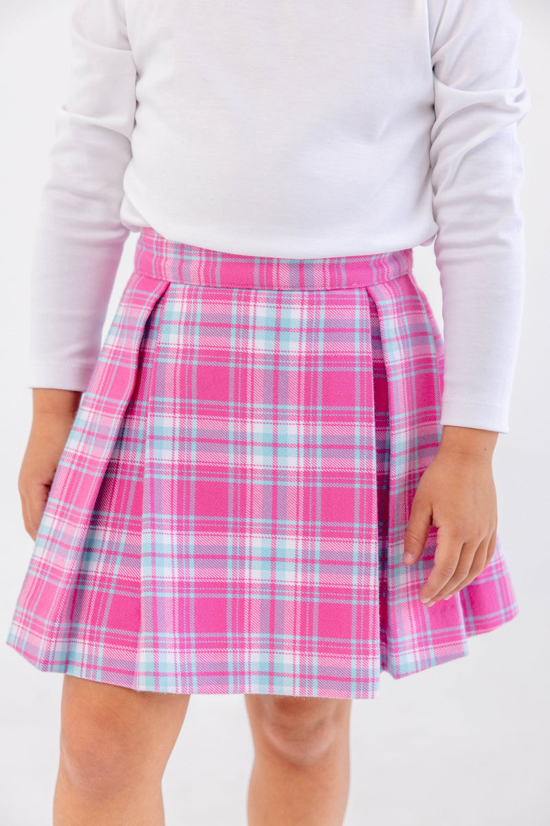 Parson Pleated Skirt - Brenton Point Plaid