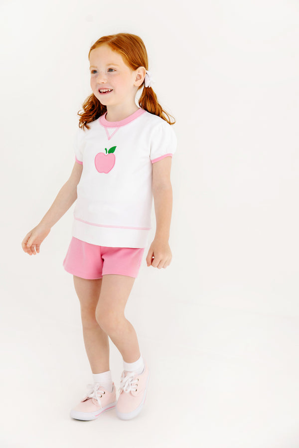 Shipley Shorts - Hamptons Hot Pink with Worth Avenue White