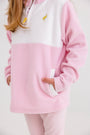 Hayword Half-Zip (Fleece) - Palm Beach Pink with Worth Avenue White