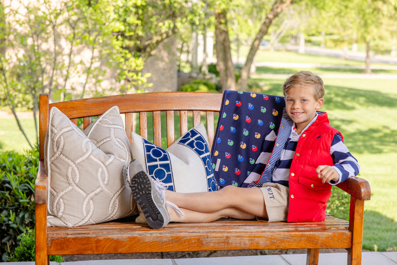 Silent Night Throw - Hut! with Richmond Red