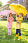 Liquid Sunshine Slicker - Bell Court Bows (Hamptons Hot Pink)