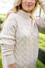 Women's Townsend Turtleneck Sweater - Osprey Oatmeal