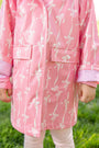 Liquid Sunshine Slicker - Bell Court Bows (Hamptons Hot Pink)