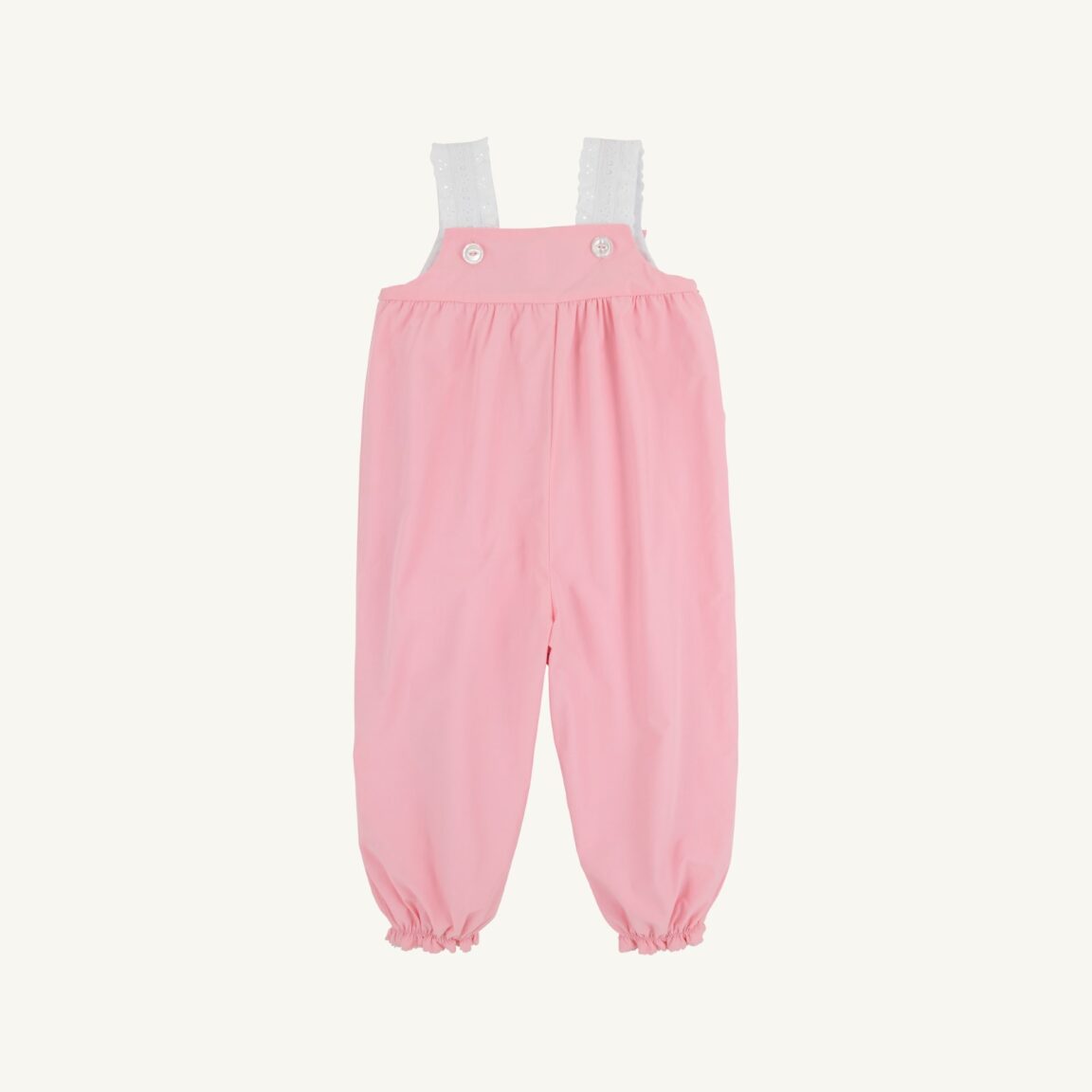 Ritzy Romper - Sandpearl Pink with Duck Smocking