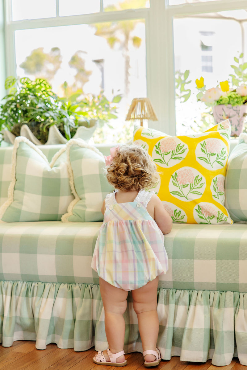 Babs Bubble - Brunch Plate Plaid with Worth Avenue White