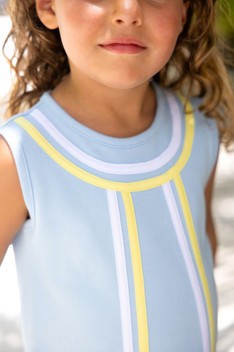 TBBC Girls' Annie Apron Dress - Blue (Size 3T) TBBC Girls' Annie Apron Dress - Blue (Size 3T)