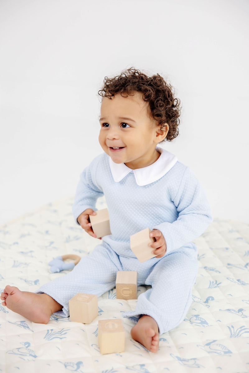 Quilted Play Mat - Quack Quack Honk with Barrington Blue