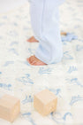 Quilted Play Mat - Quack Quack Honk with Barrington Blue