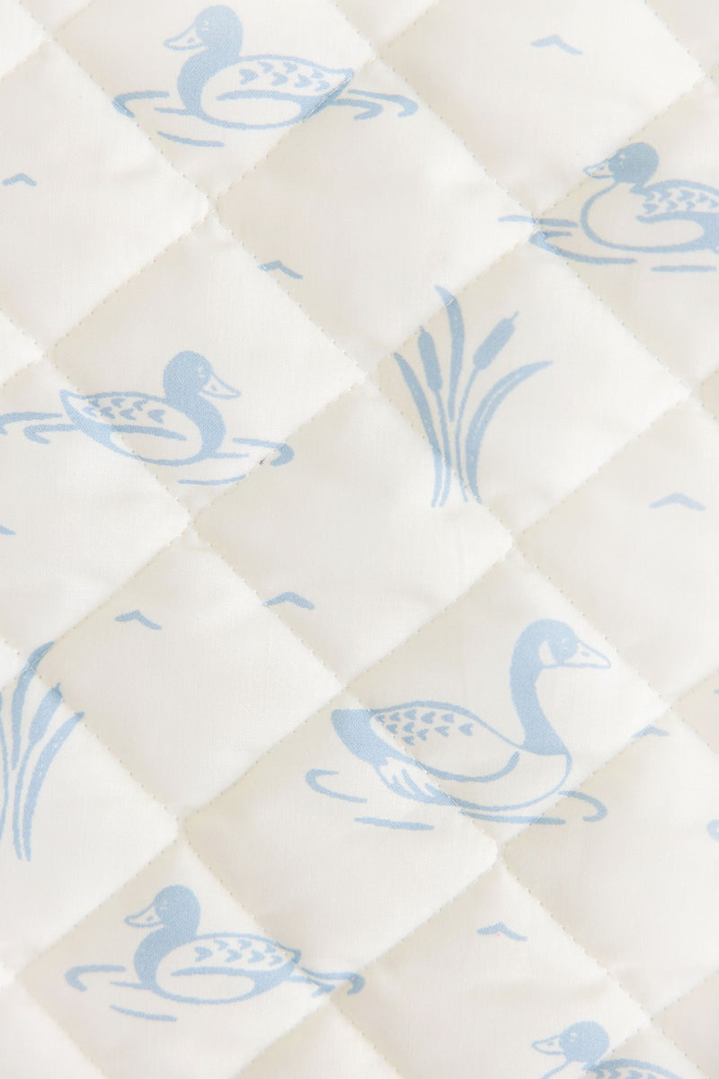 Quilted Play Mat - Quack Quack Honk with Barrington Blue