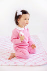 Quilted Play Mat - Belle Meade Bow with Beale Street Blue