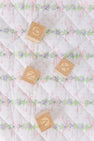 Quilted Play Mat - Fincastle Floral with Palm Beach Pink