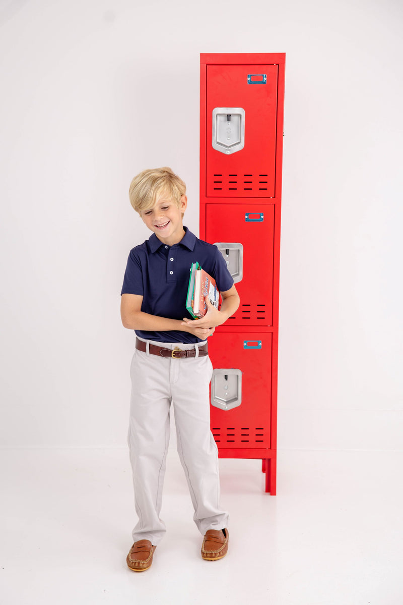 Prepletic™ Prep School Pants - Saratoga Stone with Saratoga Stone Stork