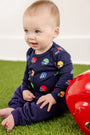 Gates Sweeney Sweatpants - Nantucket Navy with Richmond Red Stork
