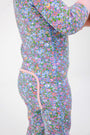 Noelle's Night Night Waffle Knit - Mountain Brook Mini Floral (Parrot Cay Coral) with Sandpearl Pink