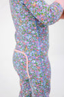 Noelle's Night Night Waffle Knit - Mountain Brook Mini Floral (Parrot Cay Coral) with Sandpearl Pink