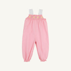 Ritzy Romper - Sandpearl Pink with Duck Smocking