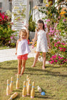 Ruehling Ruffle Dress - Happy Harbour Island Handblock Floral
