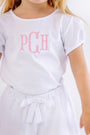 Penny's Play Shirt & Onesie - Worth Avenue White