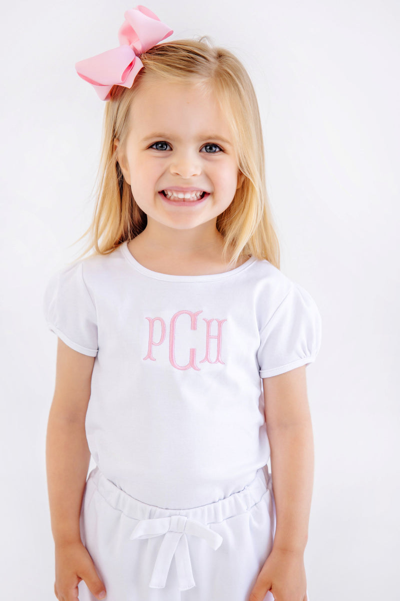 Penny's Play Shirt & Onesie - Worth Avenue White