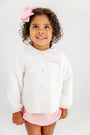 Quinn Coat - Palmetto Pearl with Tonal Stork