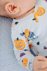 Long Sleeve Patton Play Bubble - Candy & Critters (Buckhead Blue)