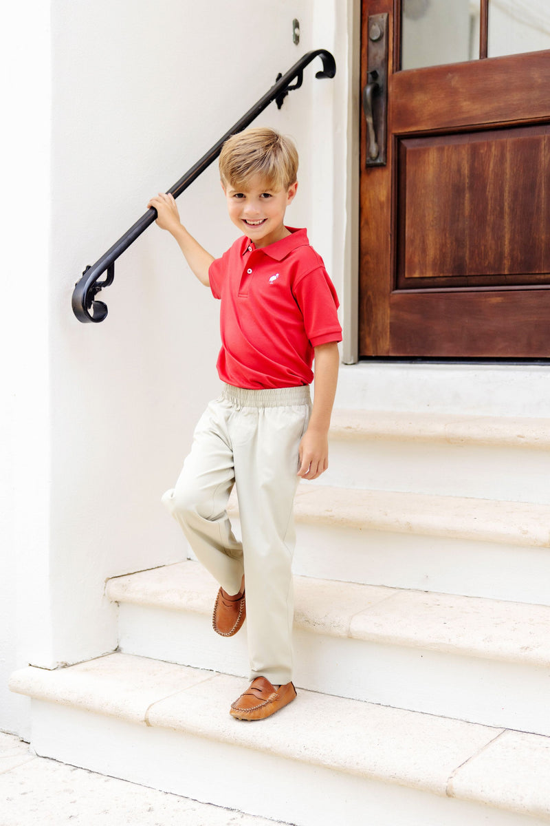 Prepletic™ Sheffield Pants - Keeneland Khaki with Keeneland Khaki Stork