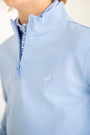 Hayword Half-Zip - Sarasota Sky with Tonal Stork