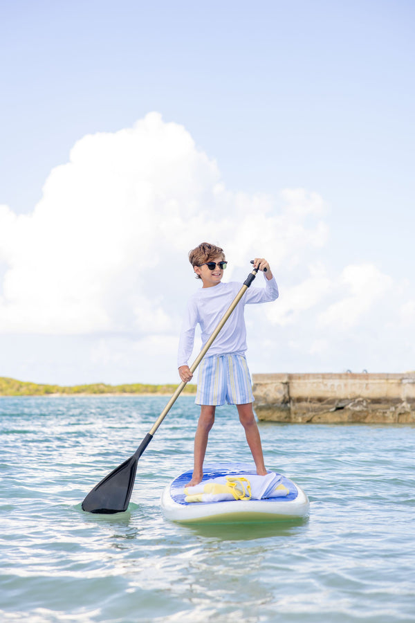 Walker's Wave Spotter Swim Shirt (UPF 35+) - Worth Avenue White