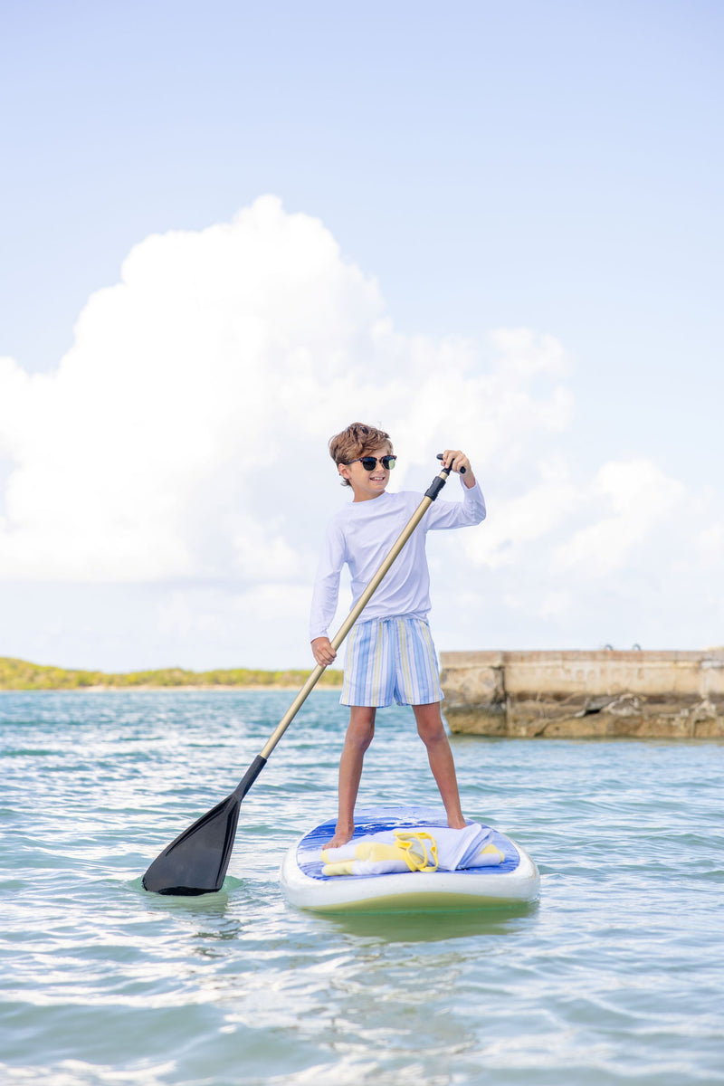 Walker's Wave Spotter Swim Shirt (UPF 35+) - Worth Avenue White