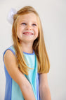Daisy Dress - Belhaven Blue, Worth Avenue White & Barbados Blue