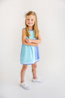 Daisy Dress - Belhaven Blue, Worth Avenue White & Barbados Blue