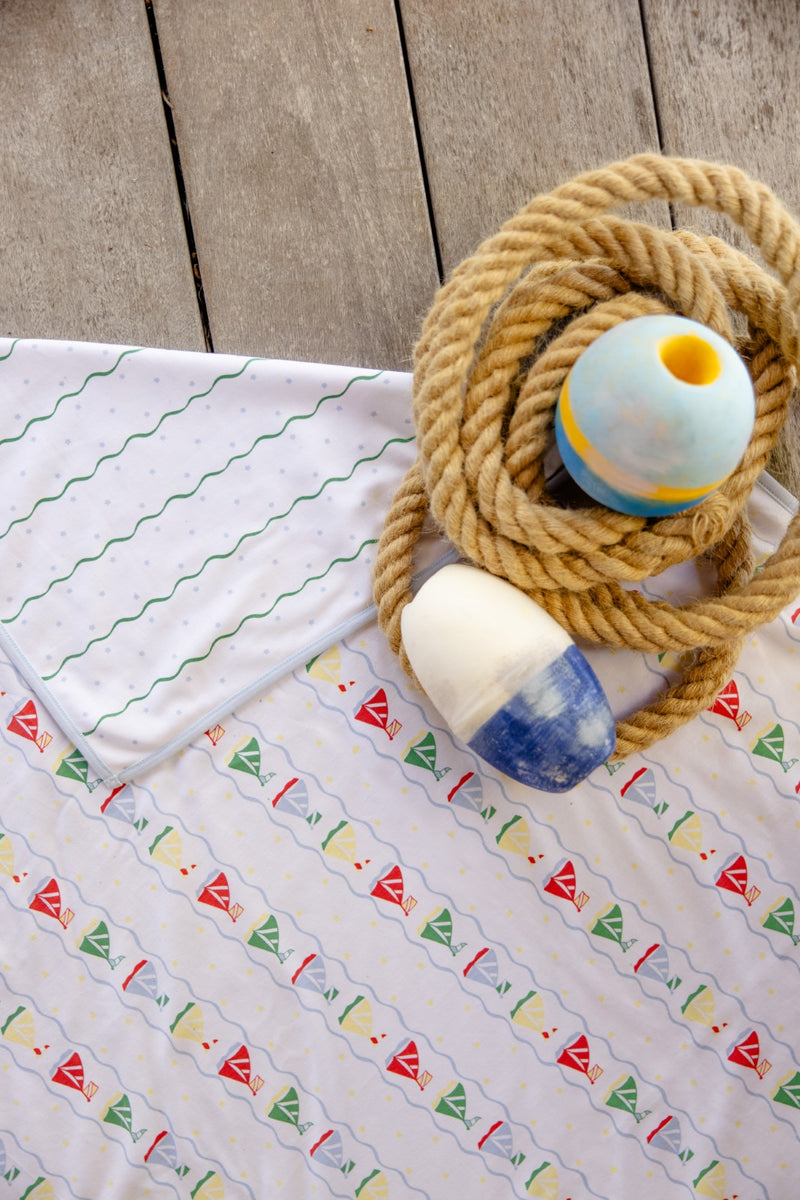 Silent Night Throw - Set Sail with Beale Street Blue