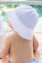Sawyer Sun Hat - Breakers Blue Seersucker and Worth Avenue White main image 0