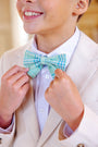 Baylor Bowtie - Pelham Bay Plaid (Green)