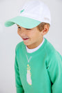 Covington Cap - Worth Avenue White with Grace Bay Green