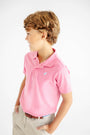 Prim & Proper Polo - Hamptons Hot Pink with Buckhead Blue Stork