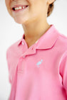 Prim & Proper Polo - Hamptons Hot Pink with Buckhead Blue Stork