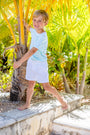 Sheffield Shorts - Worth Avenue White with Multicolor Stork