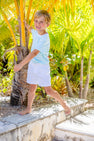 Sheffield Shorts - Worth Avenue White with Multicolor Stork