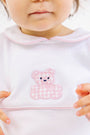 Robbins Romper - Worth Avenue White with Palm Beach Pink & Bear