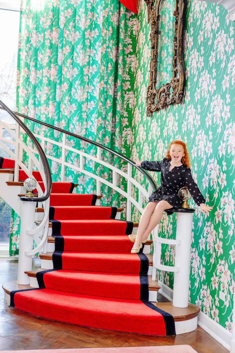 Long Sleeve Mary Price Party Dress - I Believe in Bows (Newport Night)